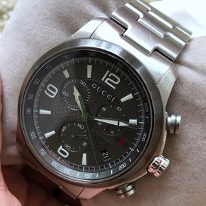 Gucci G-Timeless Grey Chronograph Stainless Steel